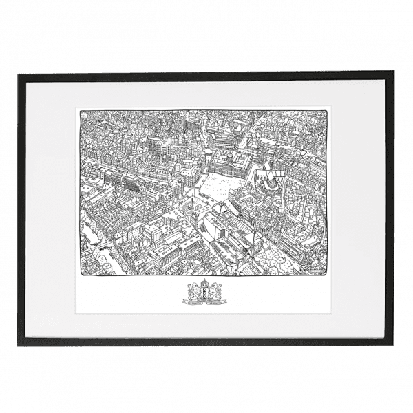 Amsterdam van bovenaf