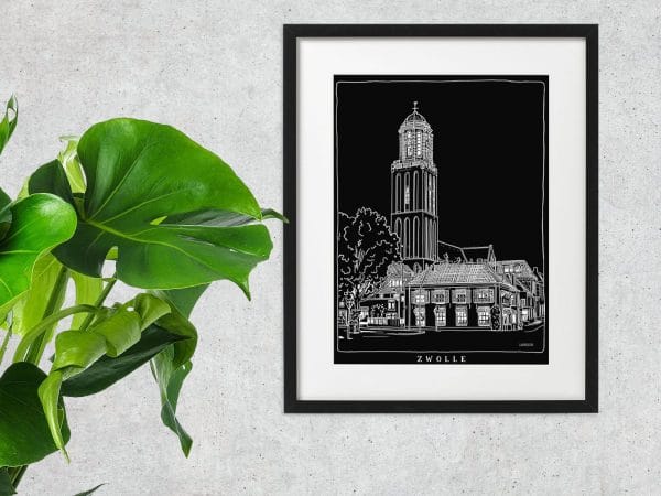 Peperbus Zwolle zwart - Afbeelding 2